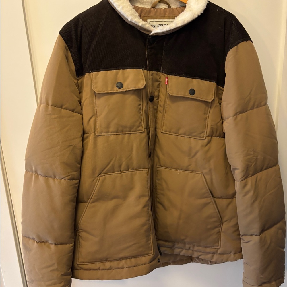 Levi's Men's Two-Tone Puffer Jacket